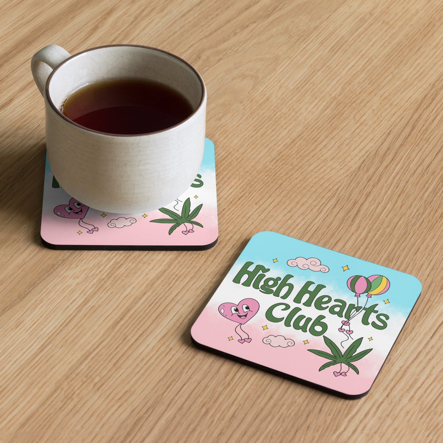 Cork-back coaster Good Vibrations Adult Super Store