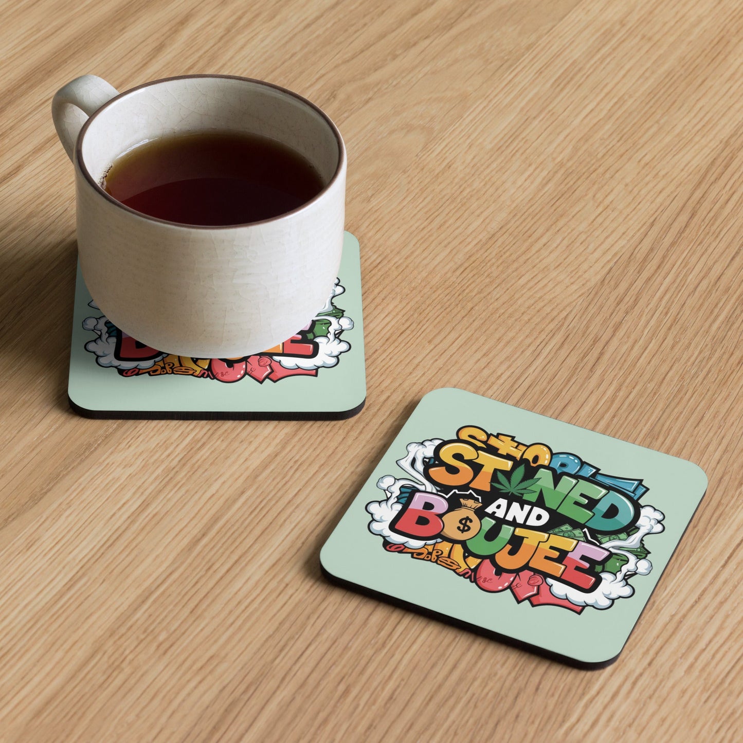 Cork-back coaster Good Vibrations Adult Super Store