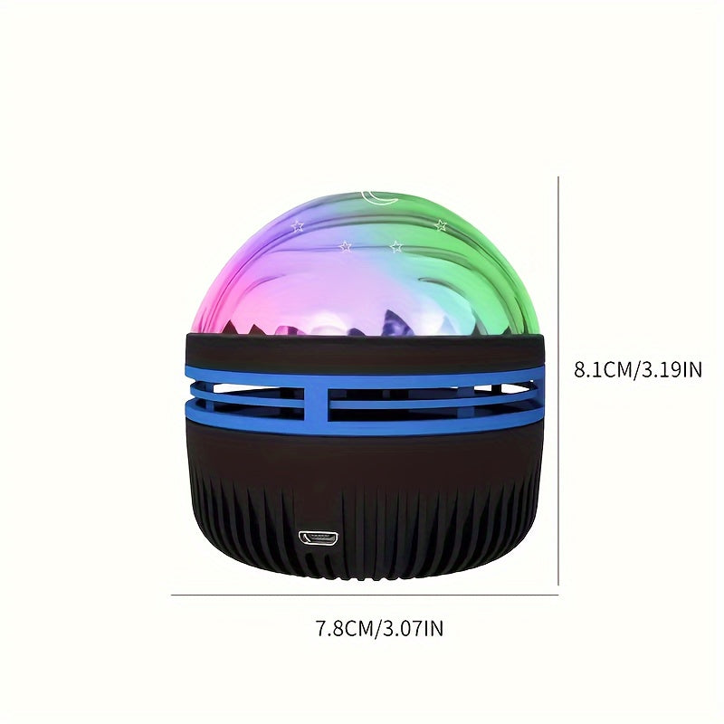 1PC Northern LED Lights Indoor Atmosphere Light Creative home decoration cartoon novel LED small desk lamp, Night Sky Night Light, Wonderful Ambientemotion lamp for bedroom, living room, game room, sleep companion night lamp, Good Vibrations