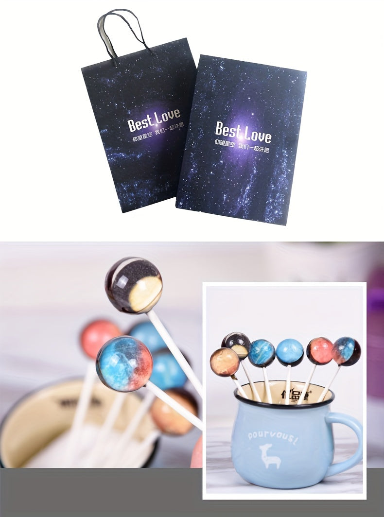 0.353 Oz(10 G) X 10, Planet Candy Pops, Individually Wrapped Bulk Candy, Great for Teen Birthday Parties, Candy Parties, Gifts for Friends, Easter Candy Lollipops, Mother's Day Gifts, Surprise Gift Good Vibrations Adult Super Store