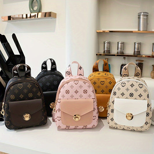 Fashionable Trendy Backpack, Daily Commuting Essential Lightweight Backpack, Mobile Phone Leisure Bag, Camera Leisure Bag Good Vibrations