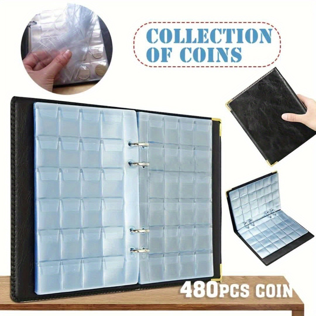 480 Large Capacity Coin Collection Book Coin Binder Collection Book Good Vibrations