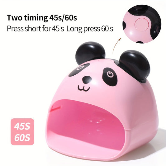 1pc Portable Cartoon LED Nail Lamp - Nail Dryers for Gel Polish, Professional Nails Art Tools for Home Salon Manicure with Fast Drying and Long-Lasting Results Good Vibrations