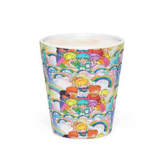 Rainbow and friends Latte mug