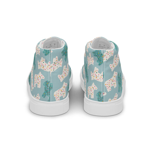 Men’s high top canvas shoes Good Vibrations