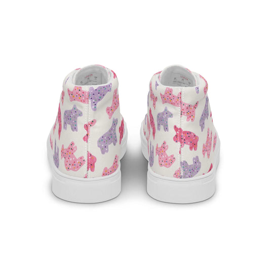 Men’s high top canvas shoes Good Vibrations