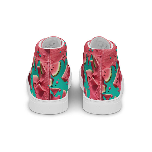 Men’s high top canvas shoes Good Vibrations