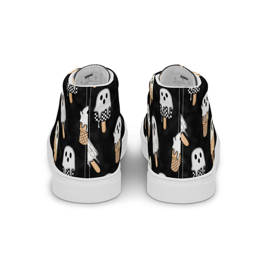 Men’s high top canvas shoes Good Vibrations