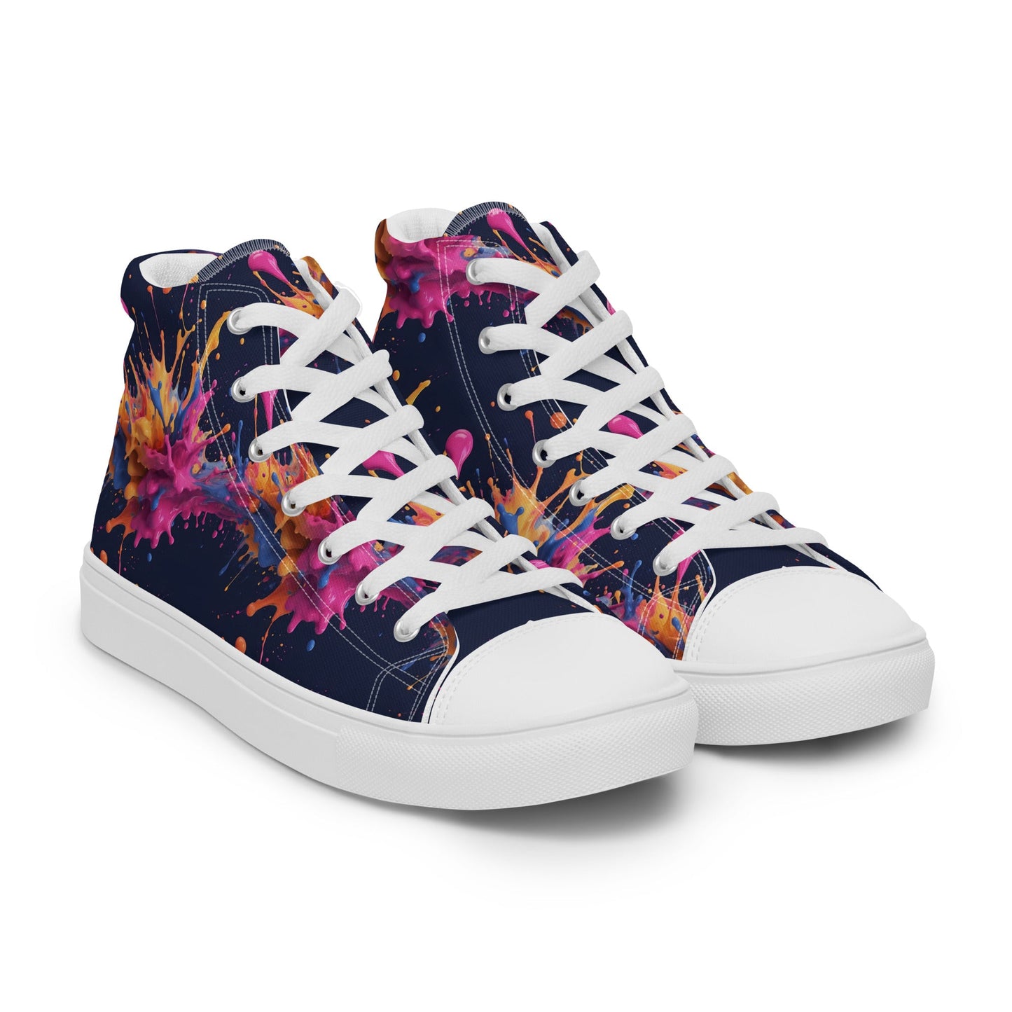 Men’s high top canvas shoes Good Vibrations