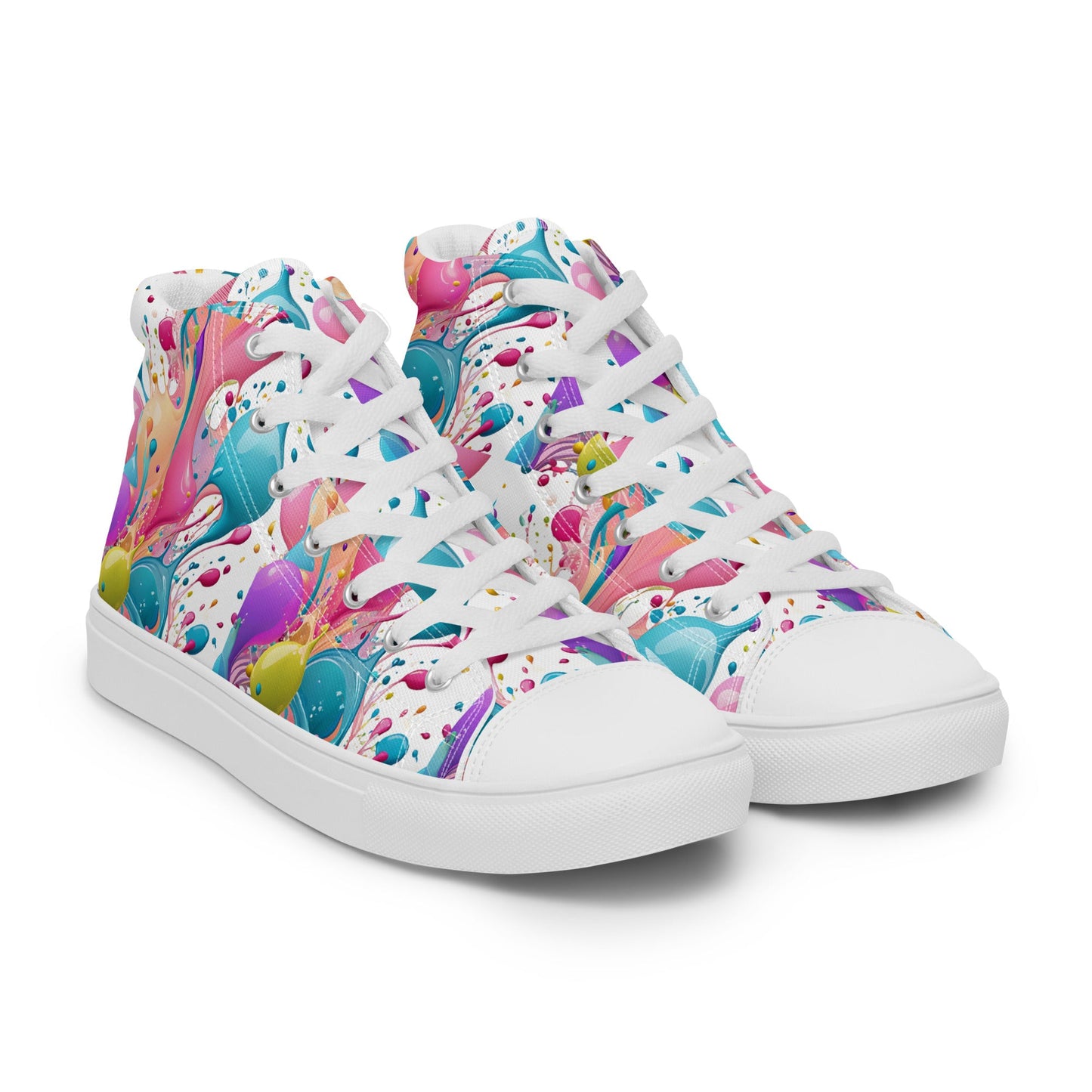 Men’s high top canvas shoes Good Vibrations
