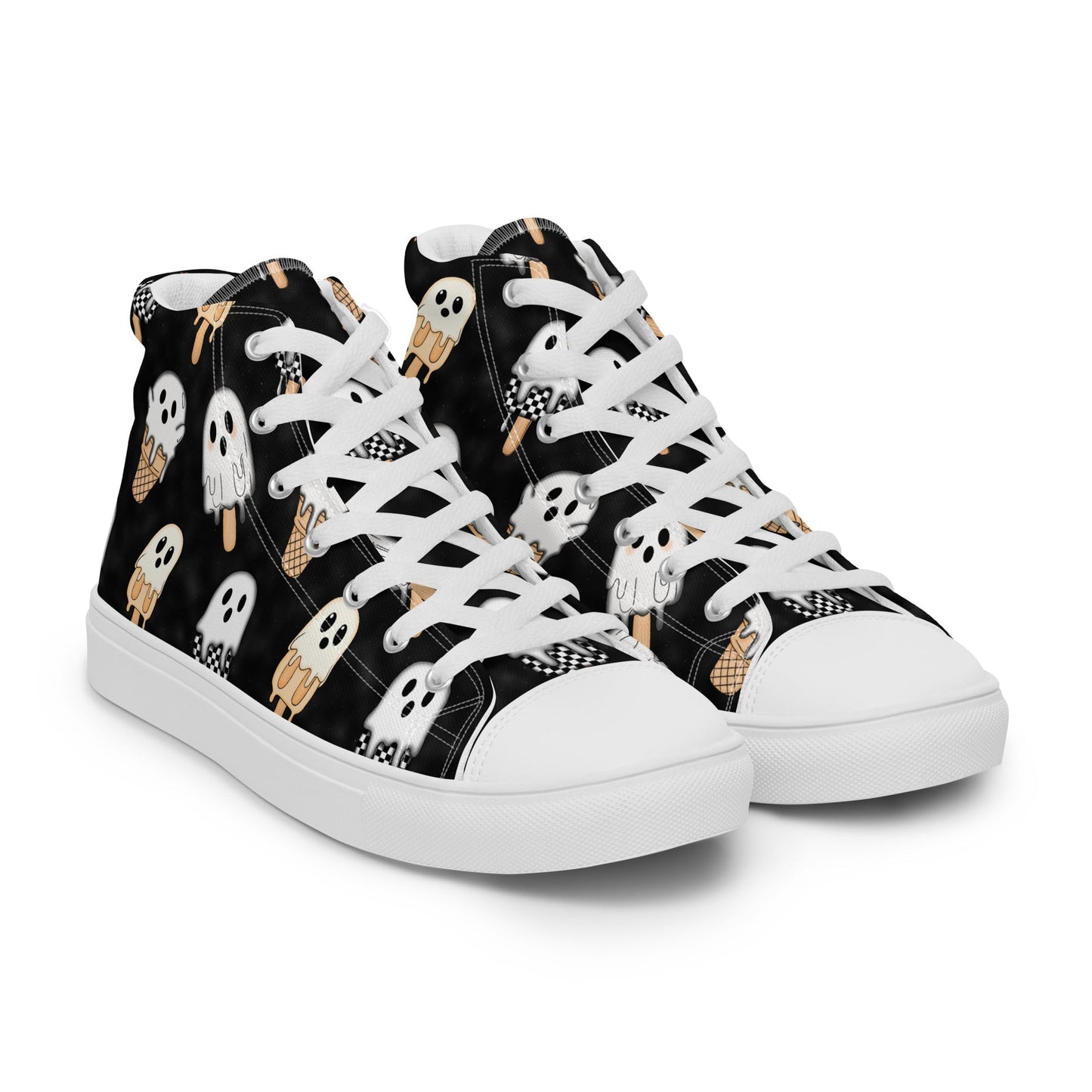 Men’s high top canvas shoes Good Vibrations