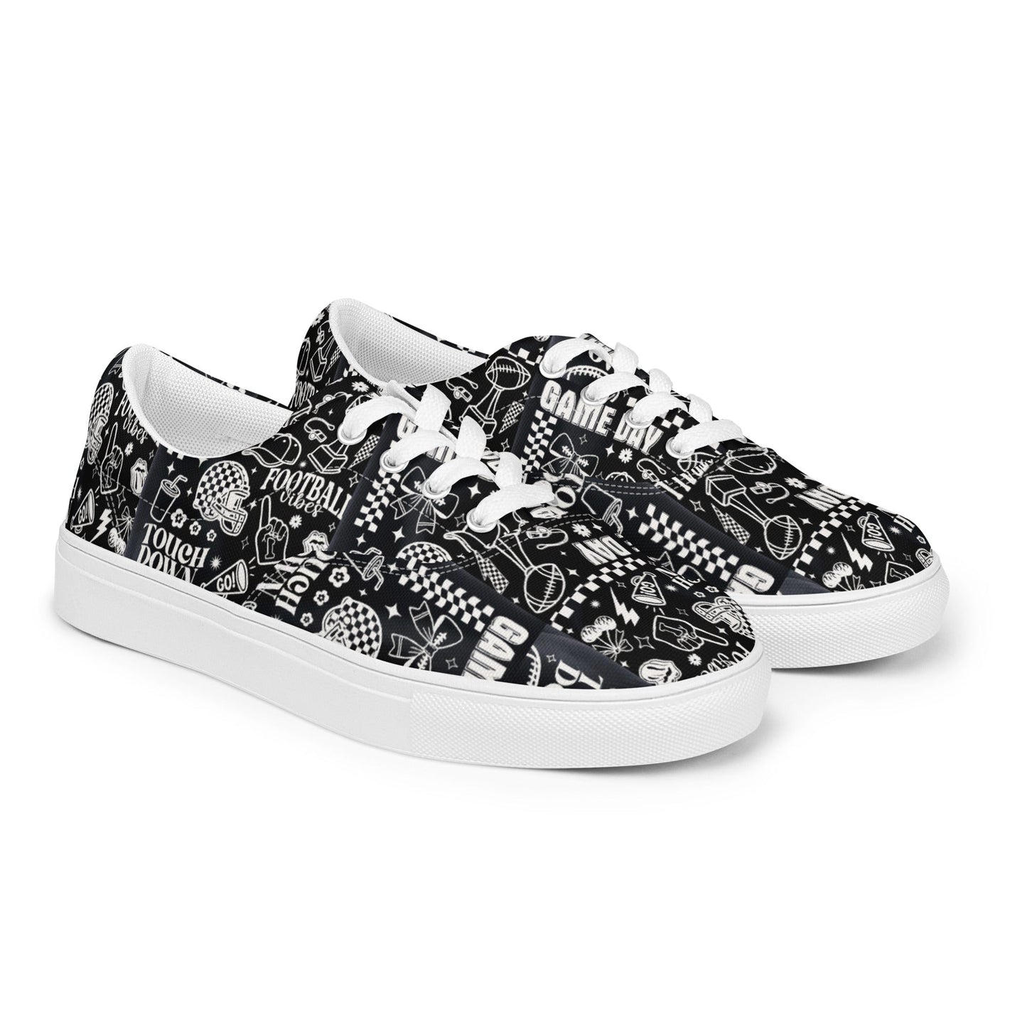 Men’s lace-up canvas shoes Good Vibrations