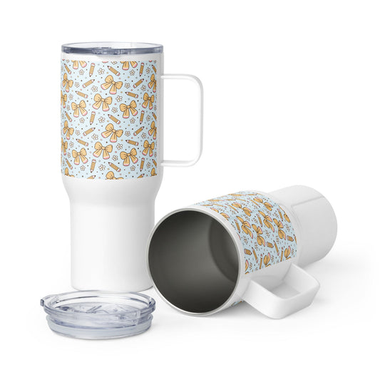 Travel mug with a handle Good Vibrations