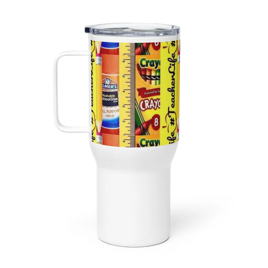 Travel mug with a handle Good Vibrations