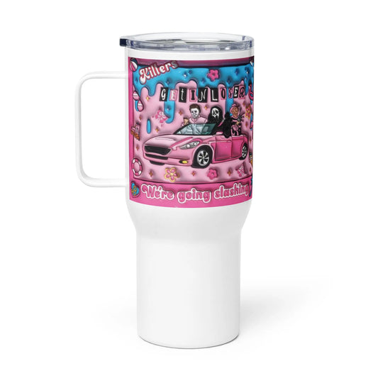 Travel mug with a handle Good Vibrations