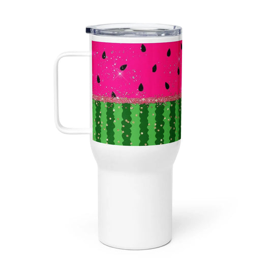 Travel mug with a handle Good Vibrations