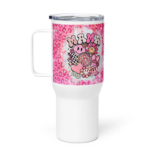 Travel mug with a handle Good Vibrations