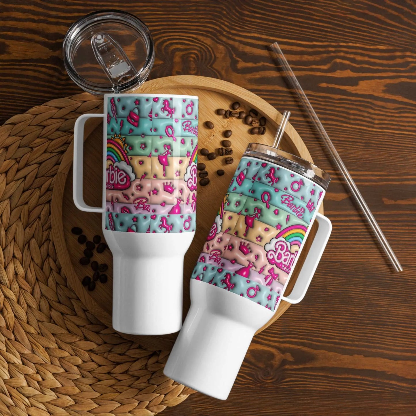 Travel mug with a handle Good Vibrations