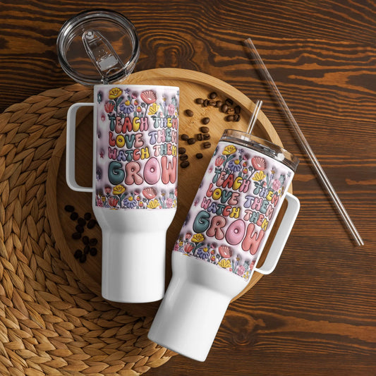 Travel mug with a handle Good Vibrations