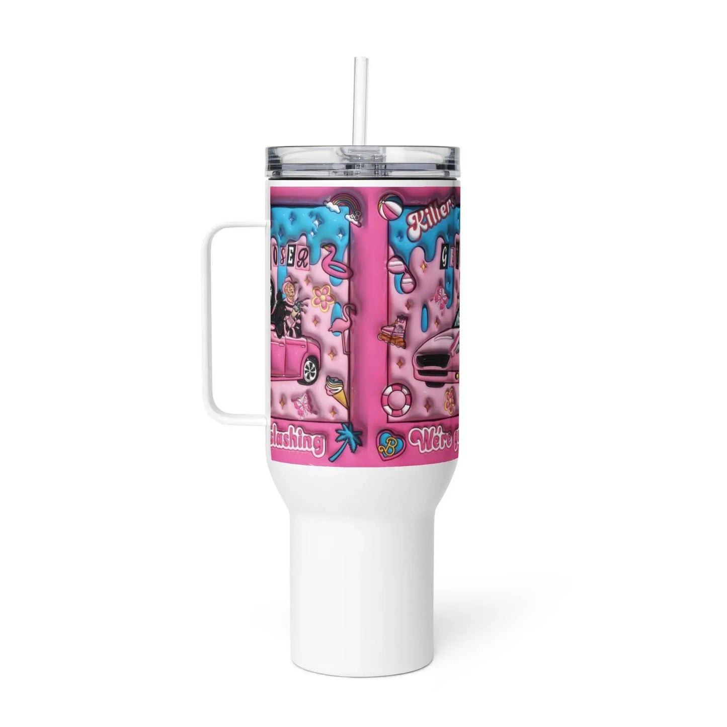 Travel mug with a handle Good Vibrations