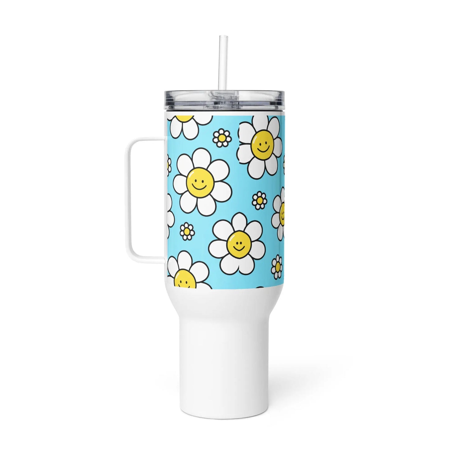 Travel mug with a handle Good Vibrations