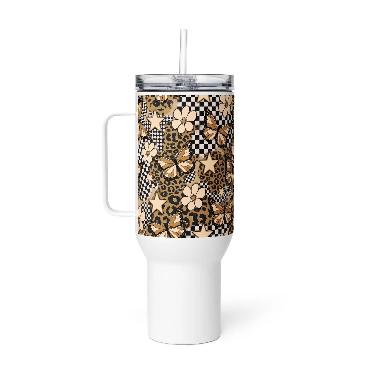 Travel mug with a handle Good Vibrations