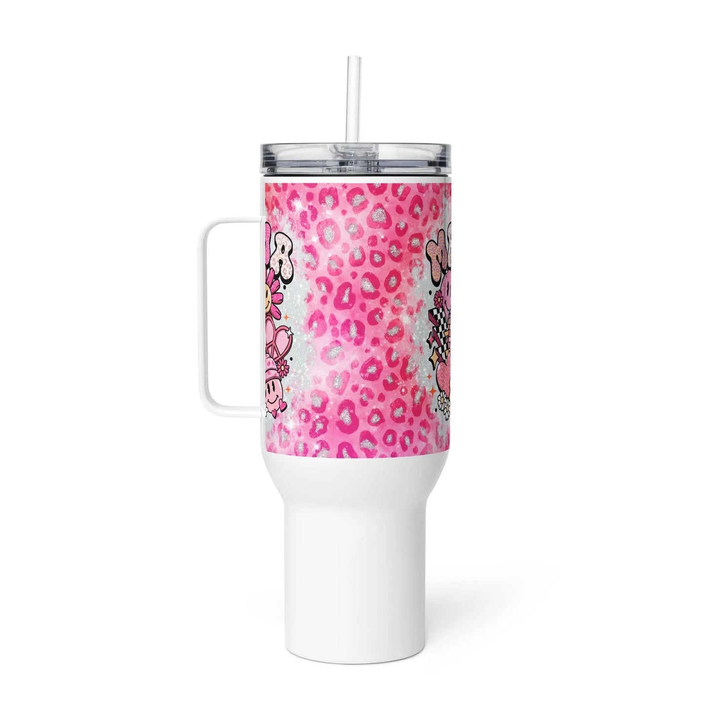 Travel mug with a handle Good Vibrations