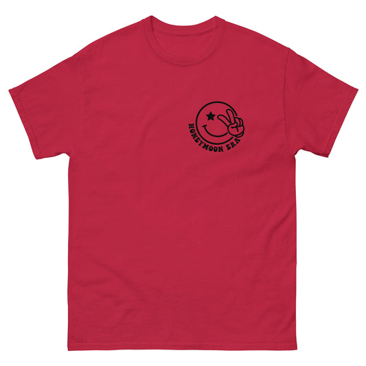 Honeymoon Smiley Peace Classic Tee Good Vibrations Adult Super Store