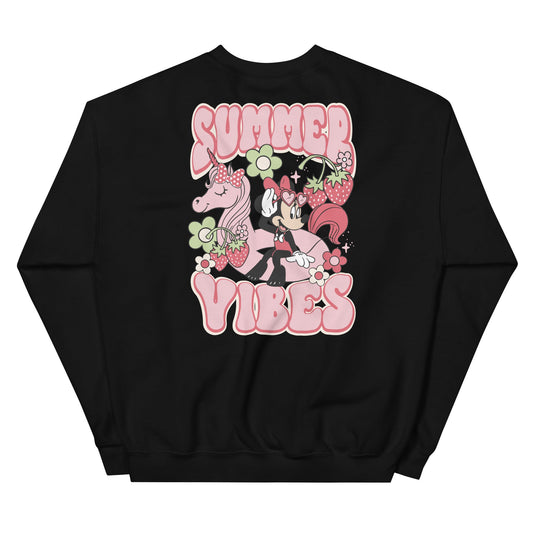 Summer Strawberry Vibes Unisex Sweatshirt Good Vibrations Adult Super Store