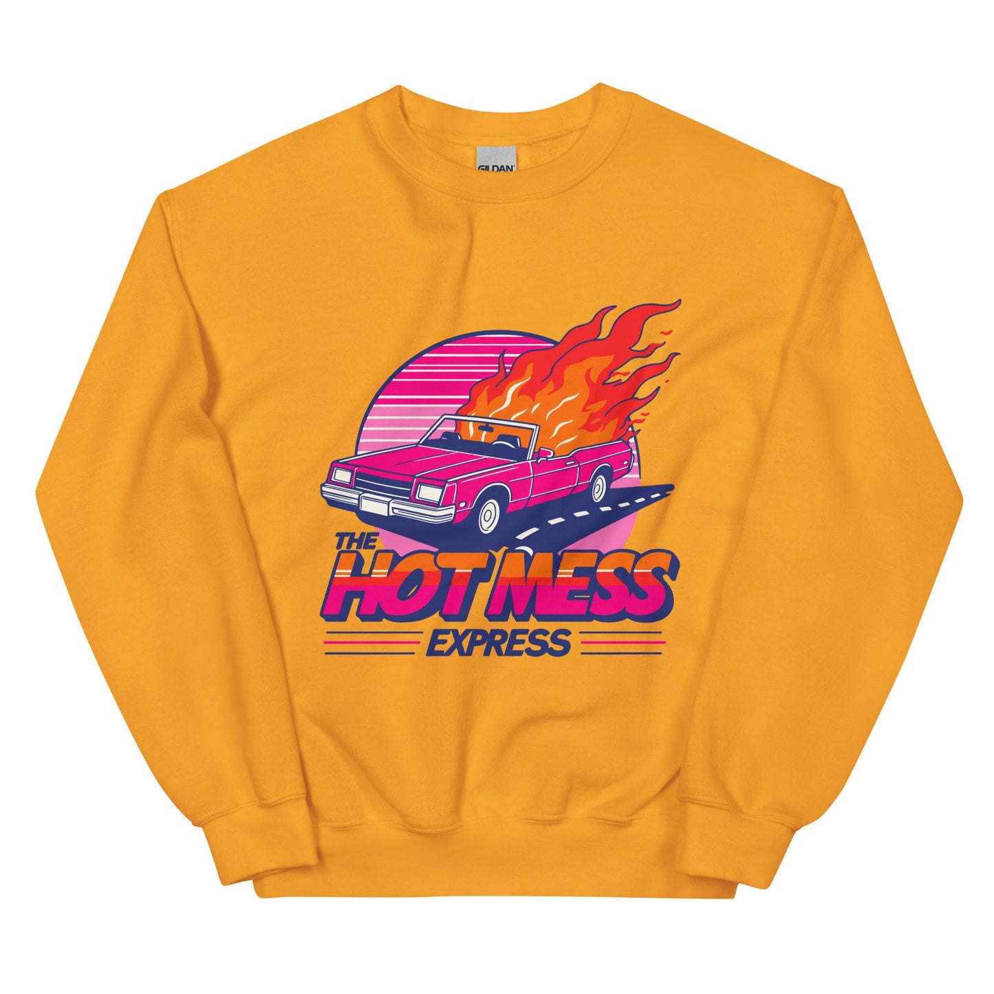 Hot Mess Express Sweatshirt Good Vibrations Adult Super Store