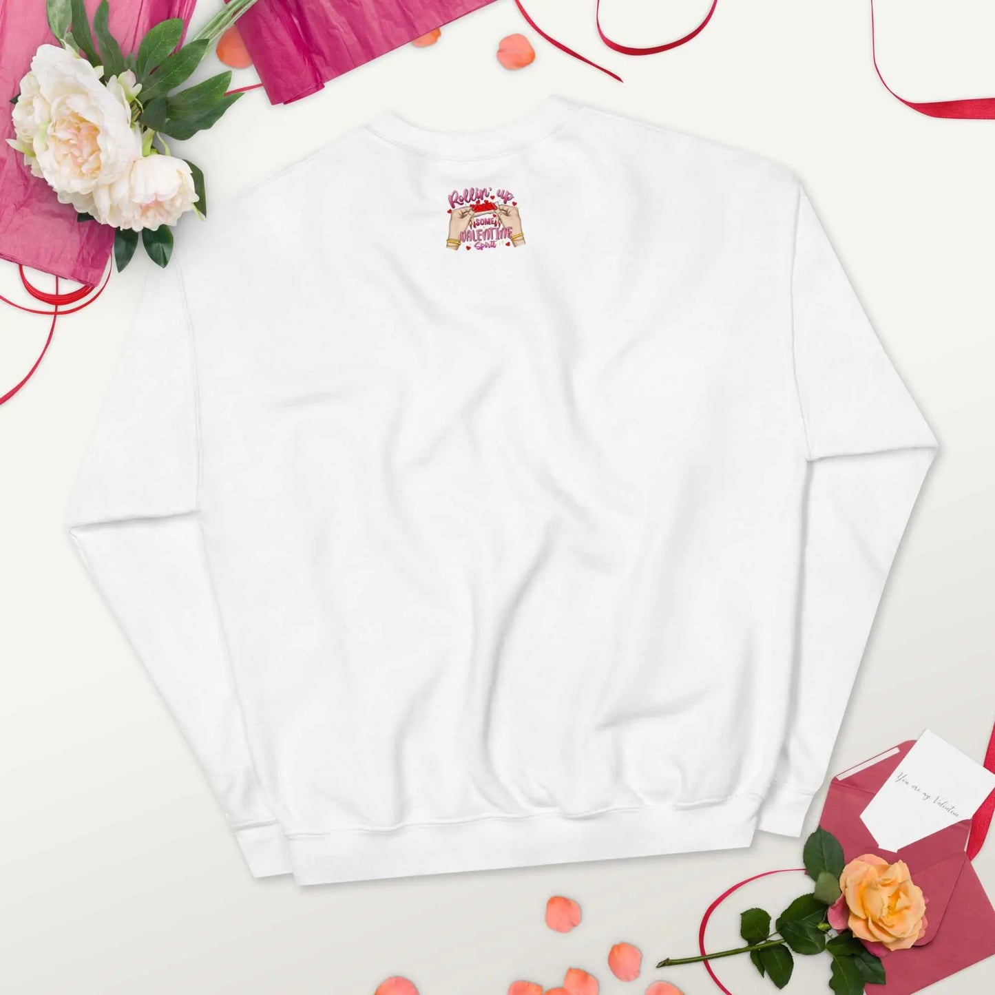 Rolling Valentine Spirit Unisex Sweatshirt GOOD Vibrations