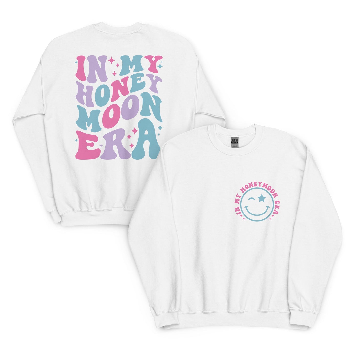 Honeymoon Era Smiley Sweatshirt Good Vibrations Adult Super Store