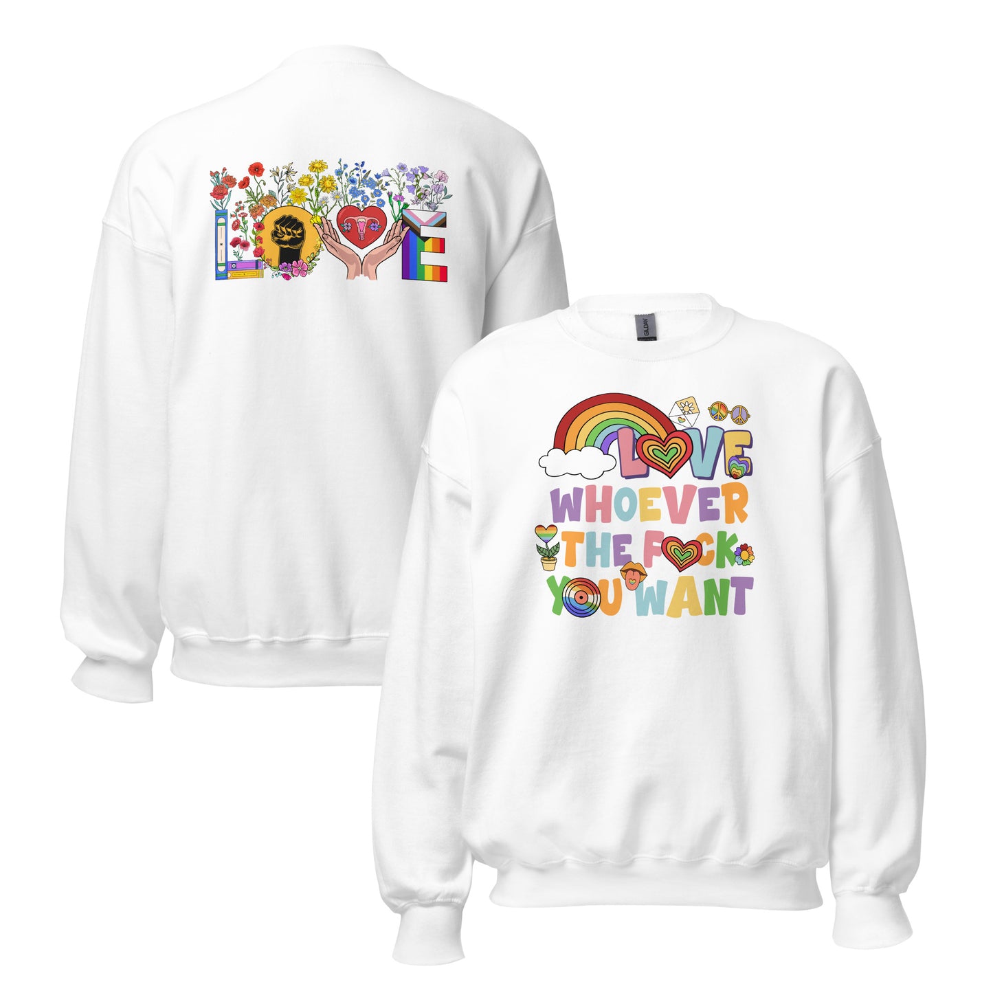 Unisex Sweatshirt Good Vibrations Adult Super Store