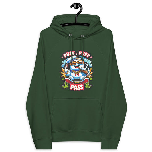 Unisex eco raglan hoodie Good Vibrations Adult Super Store