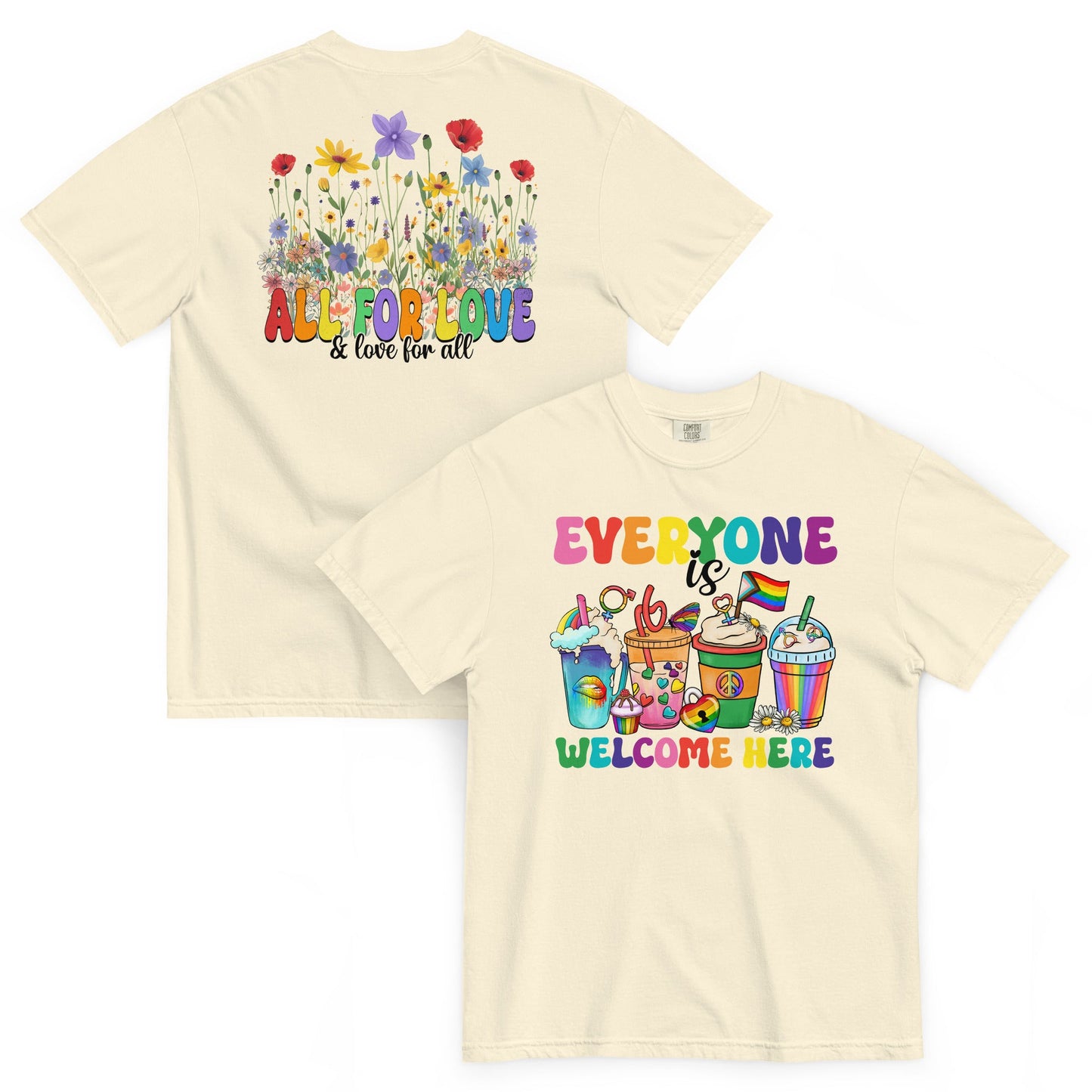 Unisex garment-dyed heavyweight t-shirt Good Vibrations Adult Super Store