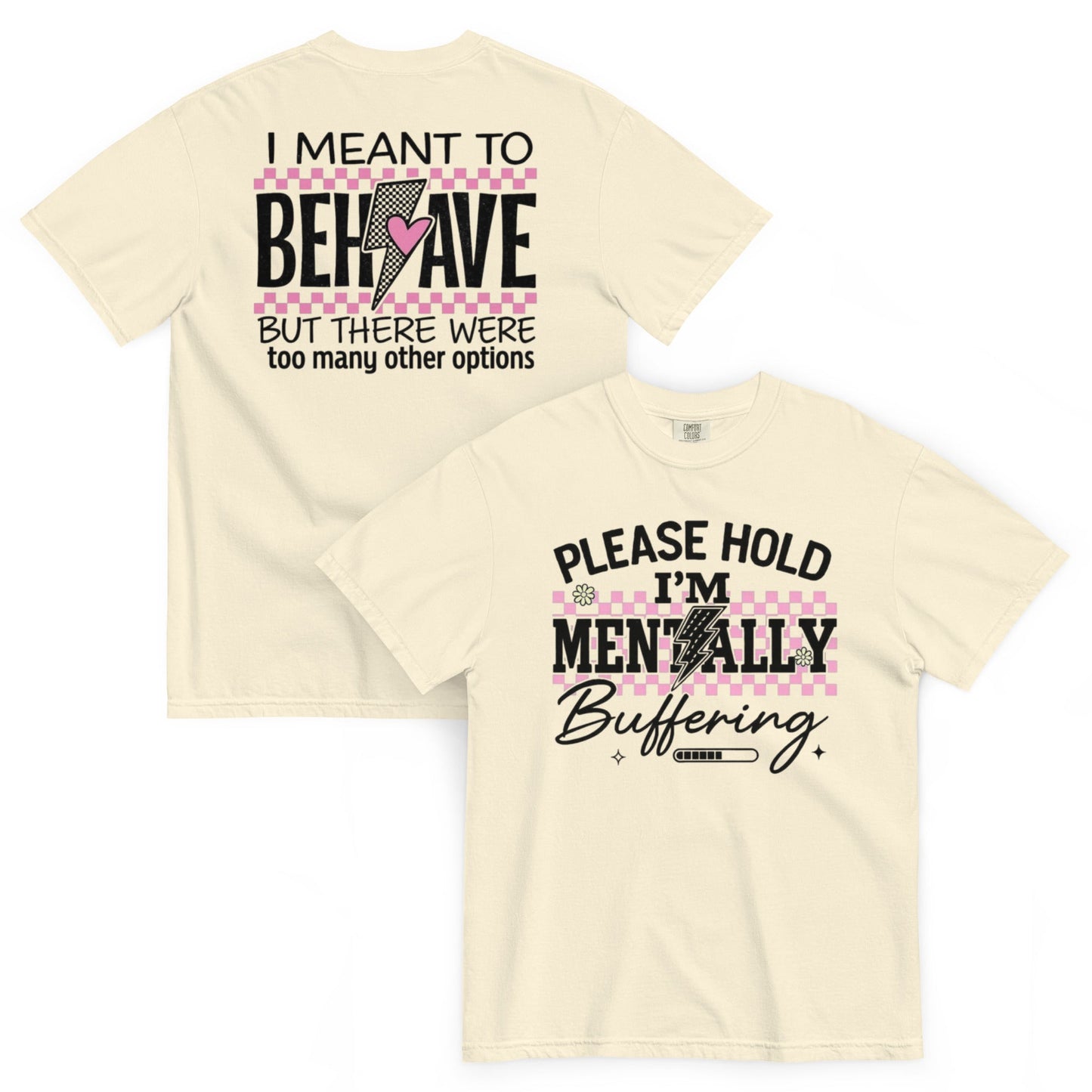 Unisex garment-dyed heavyweight t-shirt Good Vibrations