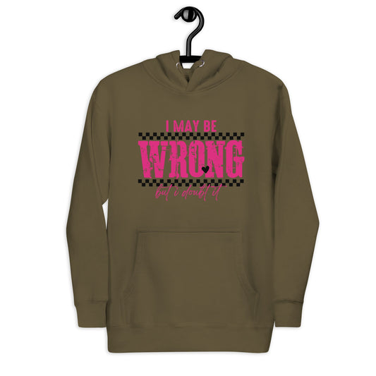 Doubt I'm Wrong Hoodie Good Vibrations Adult Super Store