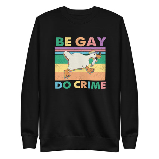 Unisex Premium Sweatshirt Good Vibrations Adult Super Store