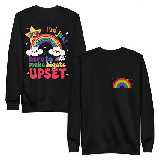 Unisex Premium Sweatshirt Good Vibrations Adult Super Store