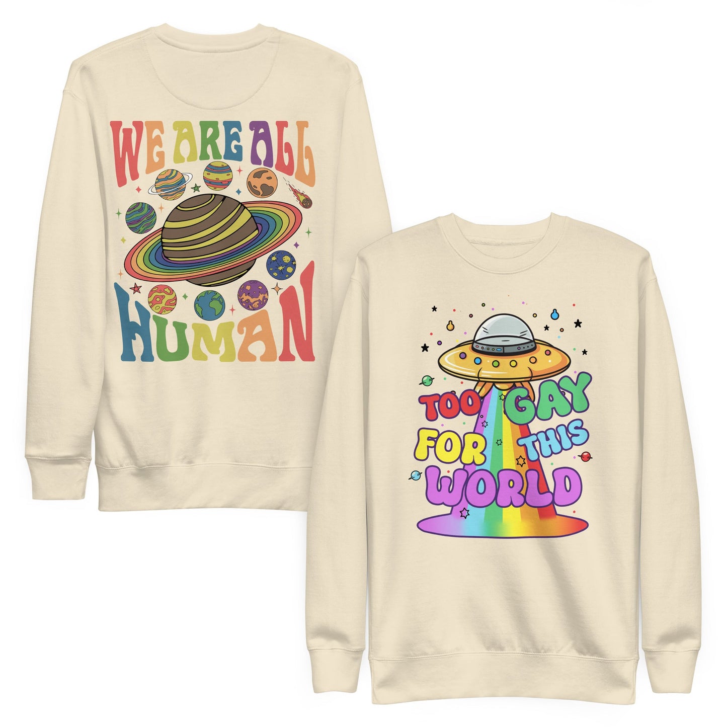 Unisex Premium Sweatshirt Good Vibrations Adult Super Store