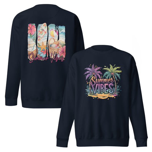 Unisex Premium Sweatshirt Good Vibrations Adult Super Store