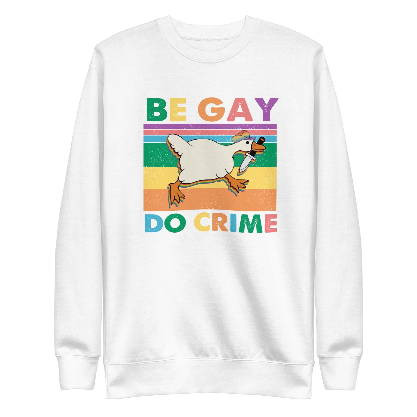 Unisex Premium Sweatshirt Good Vibrations Adult Super Store