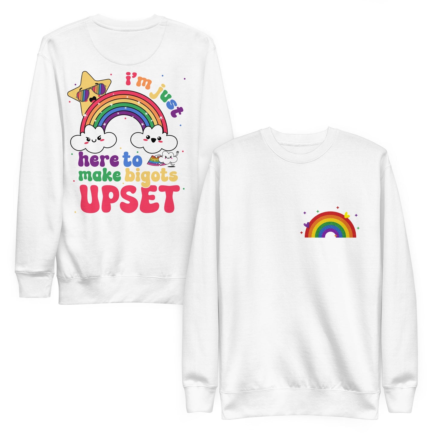 Unisex Premium Sweatshirt Good Vibrations Adult Super Store