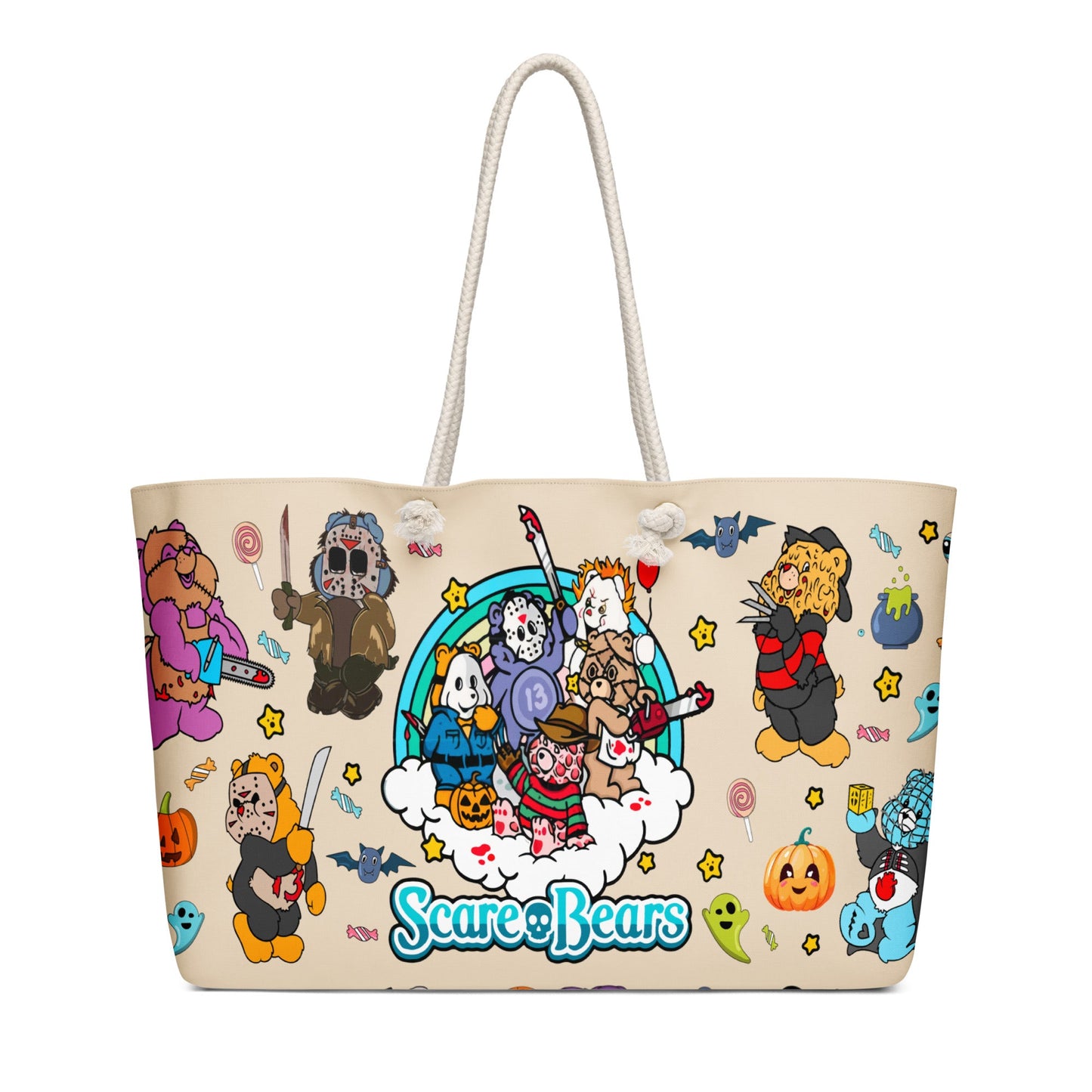 Oversized weekender bag Good Vibrations