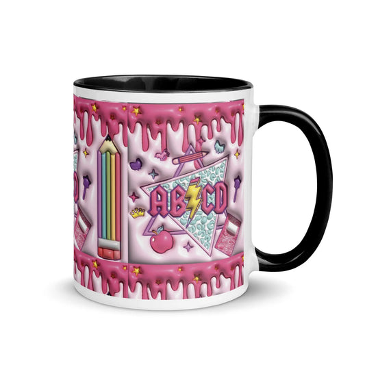 Mug with Color Inside Good Vibrations