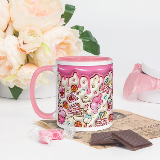 Mug with Color Inside Good Vibrations