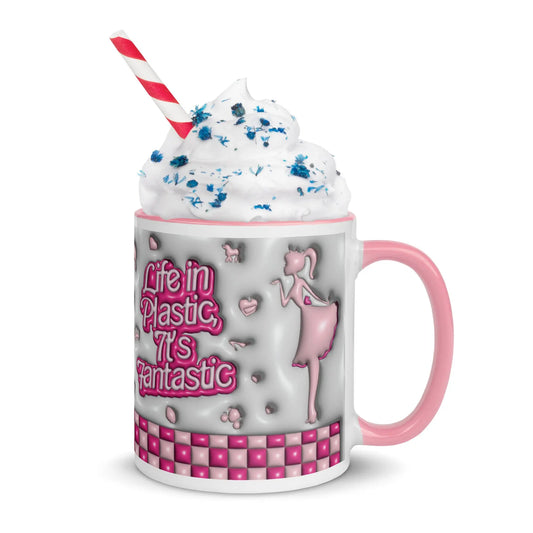 Mug with Color Inside Good Vibrations