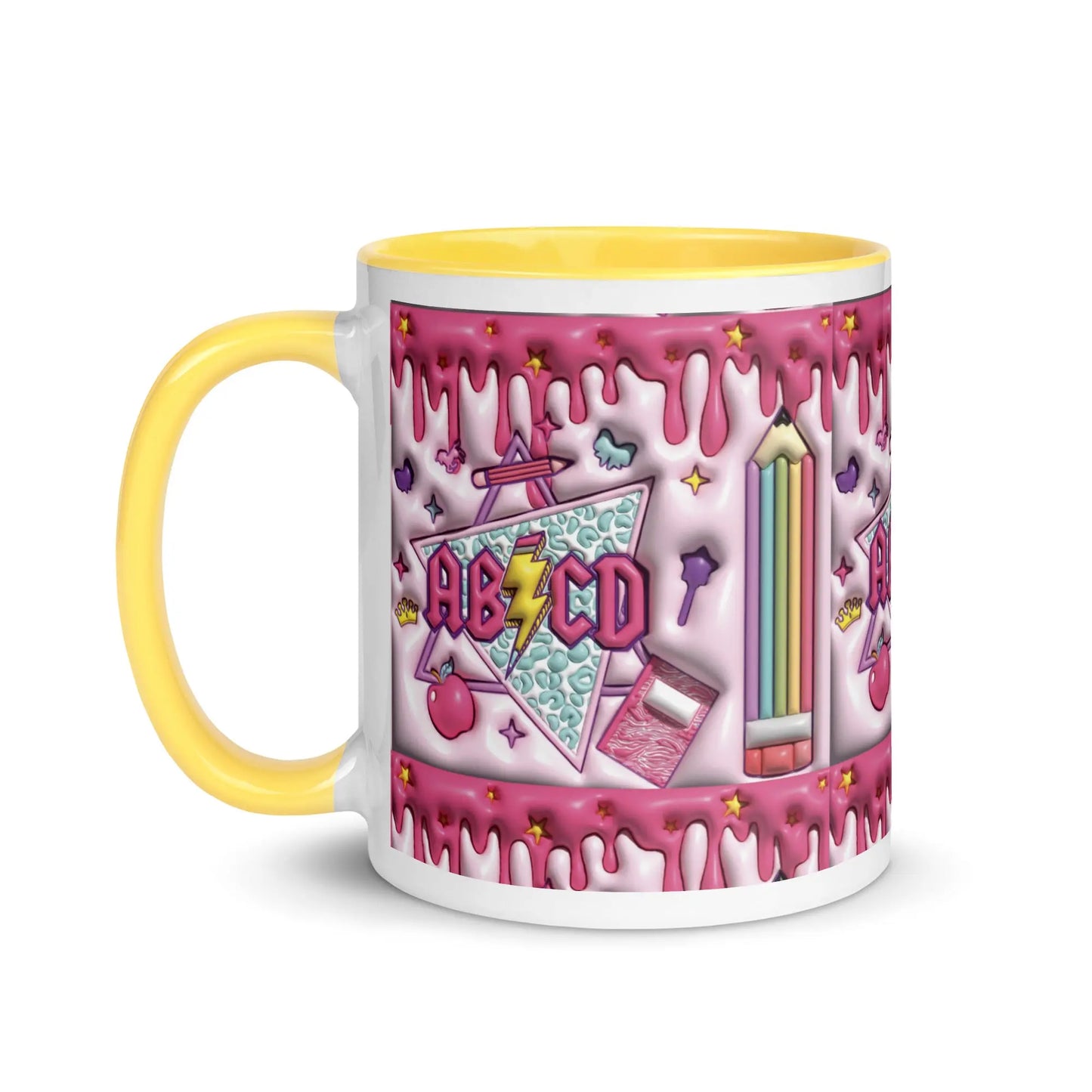 Mug with Color Inside Good Vibrations