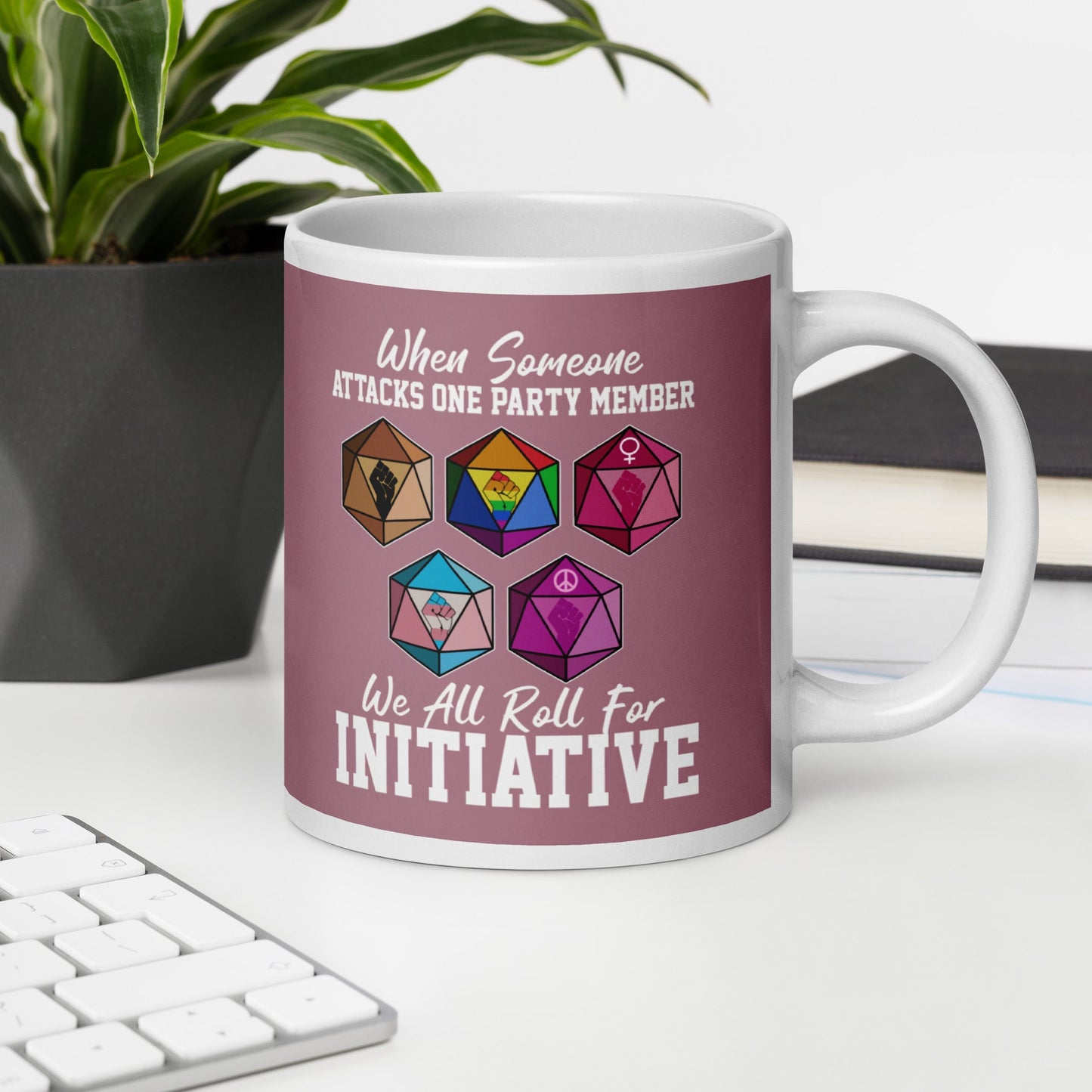 White glossy mug Good Vibrations Adult Super Store
