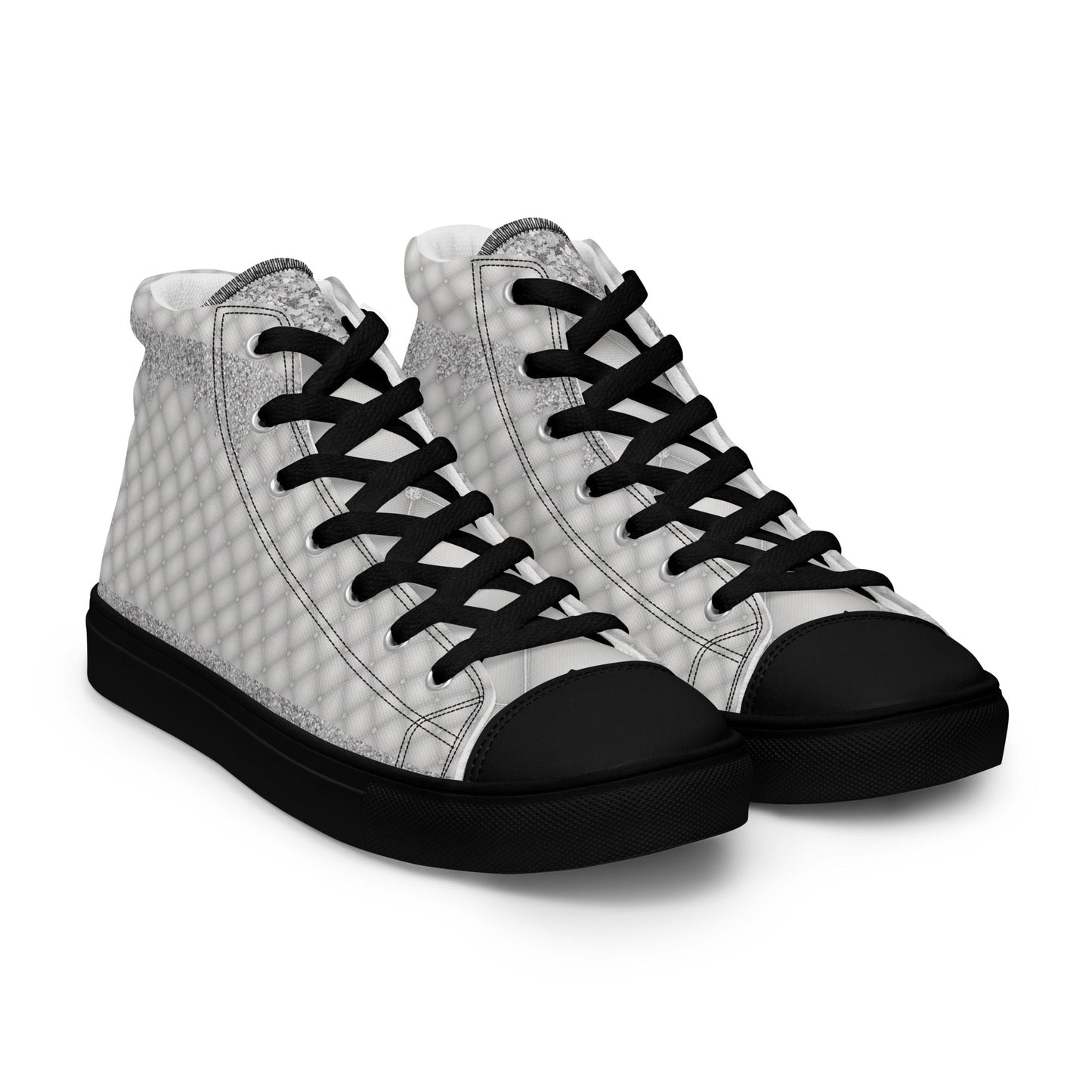 Women’s high top canvas shoes Good Vibrations
